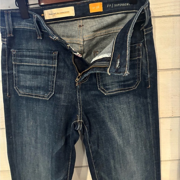Pilcro Letterpress by Anthropology Superscript Flare Jeans Size 26 - Picture 5 of 16